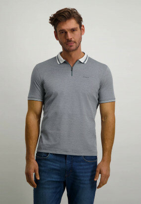 Regular-fit-polo-with-short-sleeves---cobalt/white