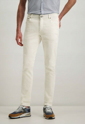 Stretch-trousers-with-modern-fit---greige-plain