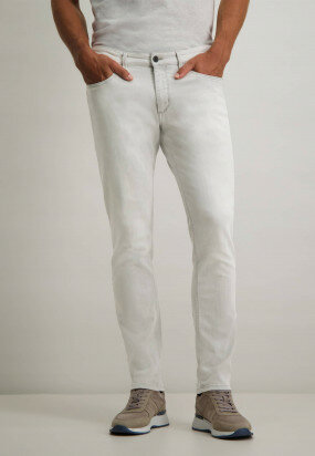 Stretch-jeans-with-classic-five-pocket-design---lightgrey-plain