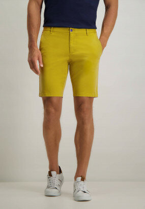 Shorts-with-organic-cotton---lime-plain