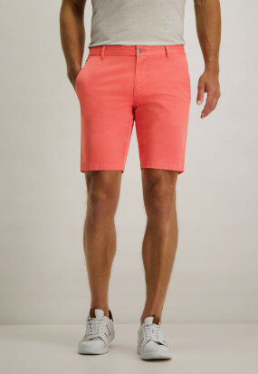 Shorts-with-organic-cotton---coral-plain