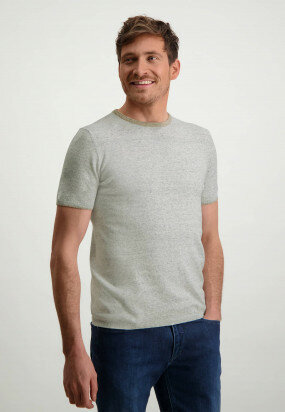 Modern-Classics-linen-blend-T-shirt---lightgrey-plain