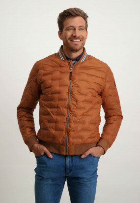 Short-jacket-with-zipper-closure---brick-plain