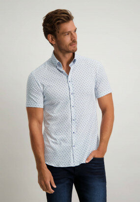 Jersey-shirt-with-button-down-collar---white/cobalt