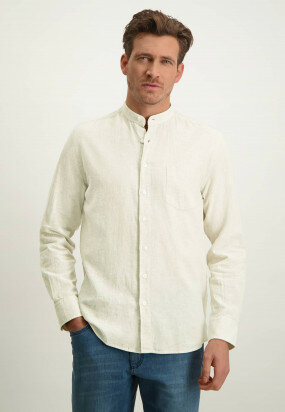 Shirt-with-stand-up-collar