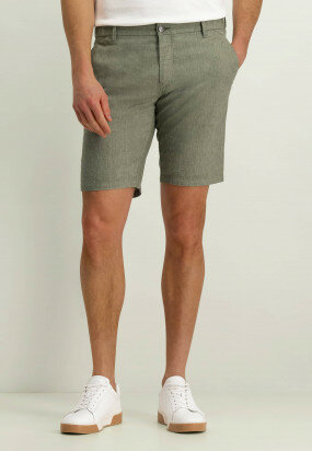 Shorts-in-a-linen-blend