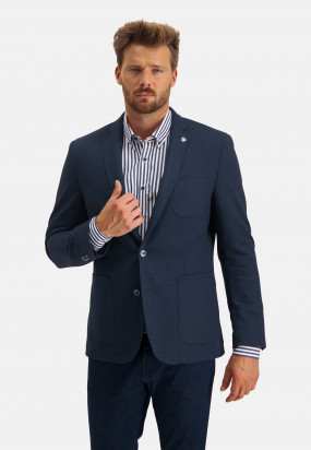 Modern-fit-blazer-with-a-revers-pin