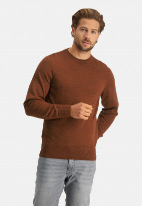 Pullover-made-of-blended-wool