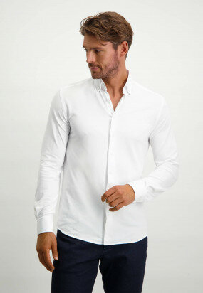 Functional-shirt-in-polyamide-(nylon)---white-plain