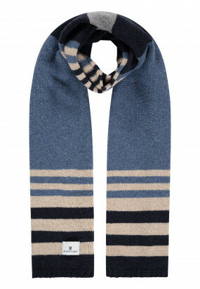 Lambswool-striped-scarf---cobalt/midnight