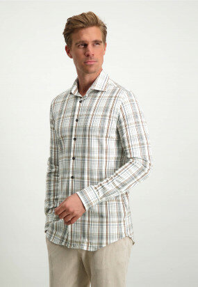 Modern-Classics-shirt-with-cut-away-collar---silver-grey/cognac