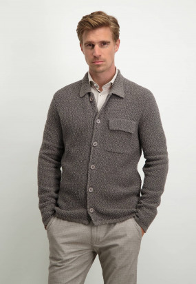 Modern-Classics-cardigan-in-over-shirt-style---sepia/charcoal