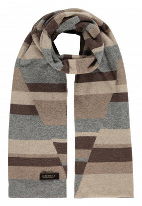 Modern-Classics-striped-scarf-in-wool---silver-grey/off-white