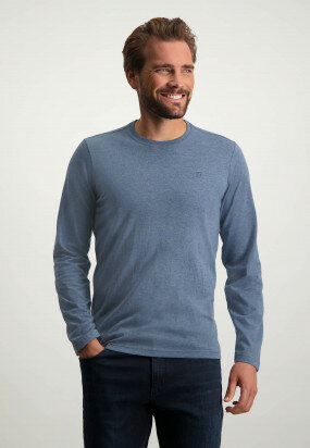 BCI-cotton-jersey-long-sleeve-top---grey-blue-plain