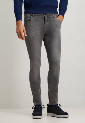 Stretch-jeans-with-modern-fit---silvergrey-plain