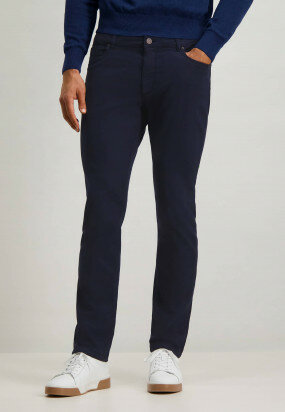 TENCEL™-blend-stretch-jeans---dark-blue-plain