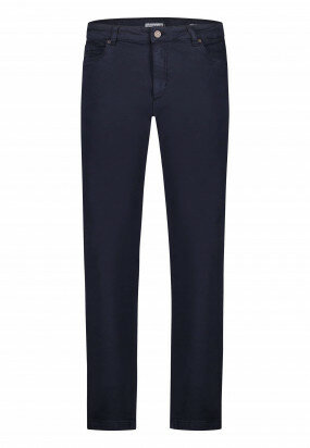 Stretch-trousers-with-recycled-material---dark-blue-plain