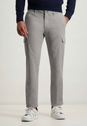 Cargo-trousers-with-flap-pockets---silvergrey-plain