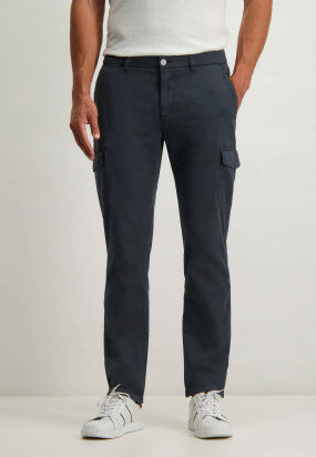 Cargo-trousers-with-flap-pockets---dark-anthracite-plain