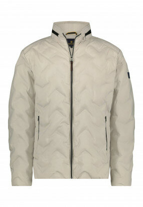 Jacket-with-slit-pockets---beige-plain