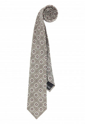 Modern-Classics-stropdas-met-printdessin---middengrijs/donkerblauw