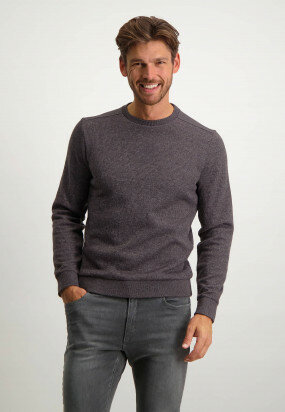 Modern-Classics-sweatshirt-with-crew-neck---dark-lavender-plain