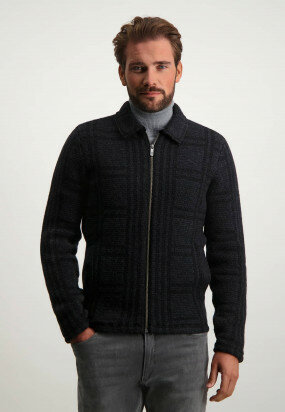 Modern-Classics-blended-recycled-wool-cardigan---anthracite/black