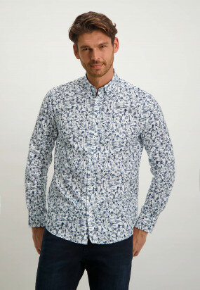 Shirt-with-key-print---cobalt/azure
