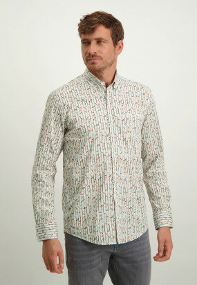 Overhemd-met-button-down-kraag