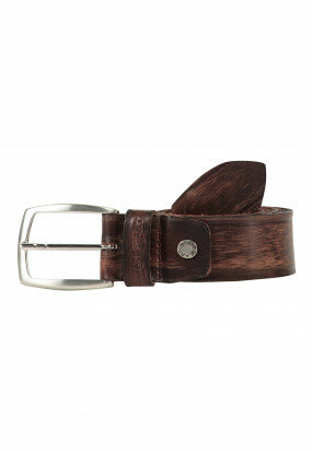 Belt-with-a-nickel-free-buckle---dark-brown-plain