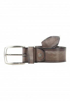 Belt-with-a-nickel-free-buckle---medium-grey-plain