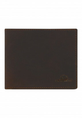 Wallet-with-ID-window---dark-brown-plain