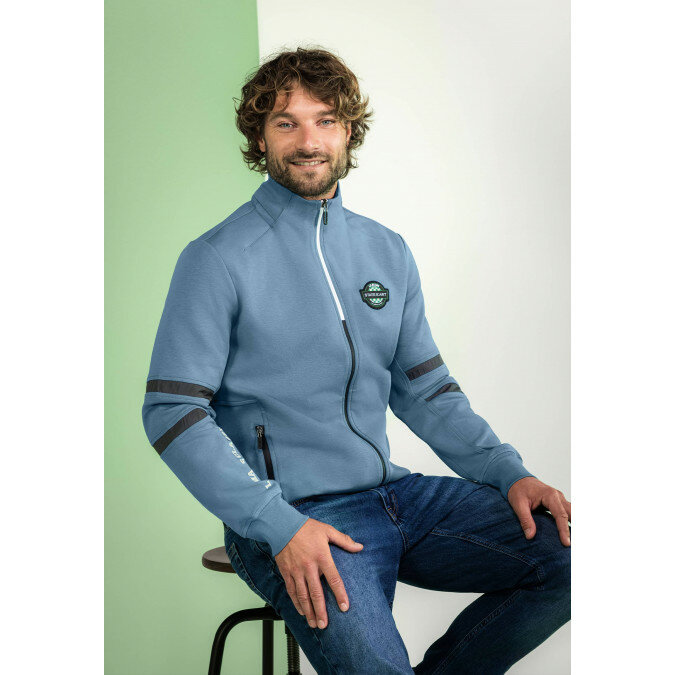 LE-MANS-CLASSIC-sweat-cardigan-with-zipper